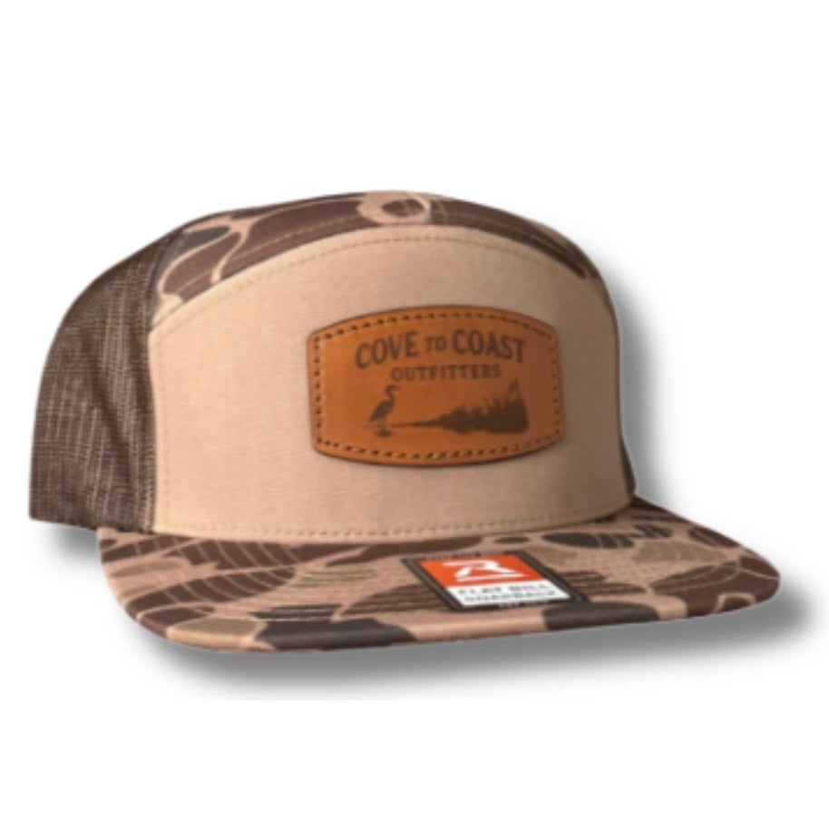 7 Panel Old School Patch Hat
